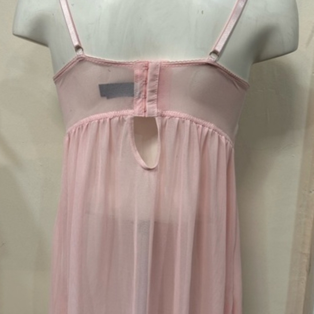 Chic Light Pink Lace Chemise Rachel Xl. - Picture 5 of 8
